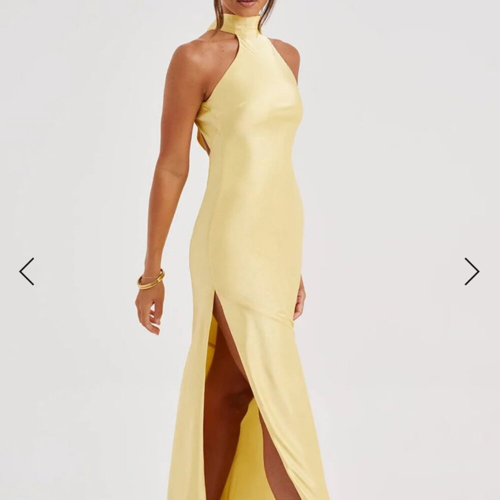 Butter Yellow Formal Dress
